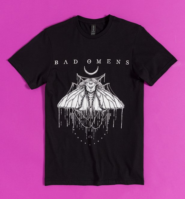 Bad Omens Moth Black T-Shirt