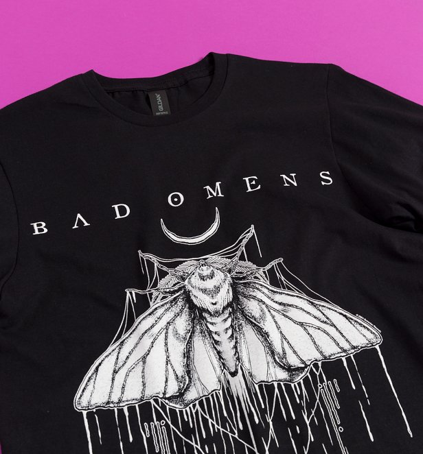 Bad Omens Moth Black T-Shirt