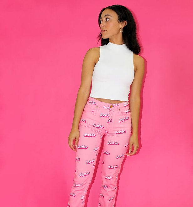 Barbie All Over Print Boyfriend Jeans From Cakeworthy