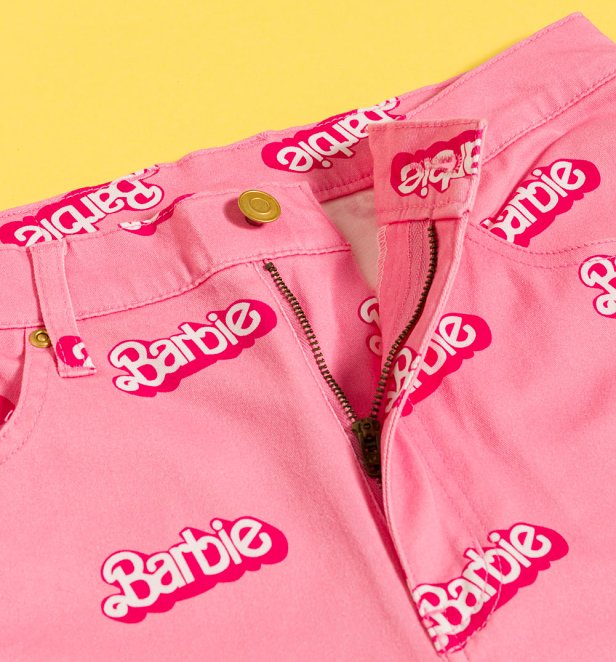 Barbie All Over Print Boyfriend Jeans from Cakeworthy