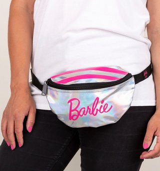 Barbie Silver Stripes Bum Bag from Spiral Barbie Silver Stripes Bum Bag from Spiral
