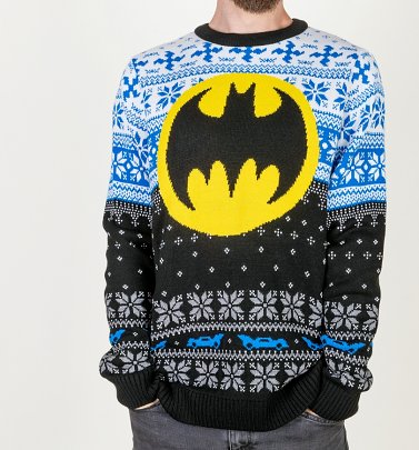 Batman Knitted Christmas Jumper Batman Knitted Christmas Jumper