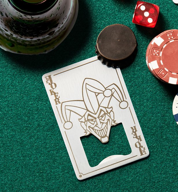 Batman The Joker Playing Card Bottle Opener