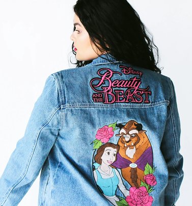Beauty And The Beast Anniversary Denim Jacket from Cakeworthy