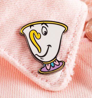 Beauty and the Beast Chip Enamel Pin Badge Beauty and the Beast Chip Enamel Pin Badge