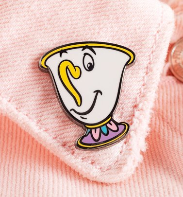 Beauty and the Beast Chip Enamel Pin Badge Beauty and the Beast Chip Enamel Pin Badge