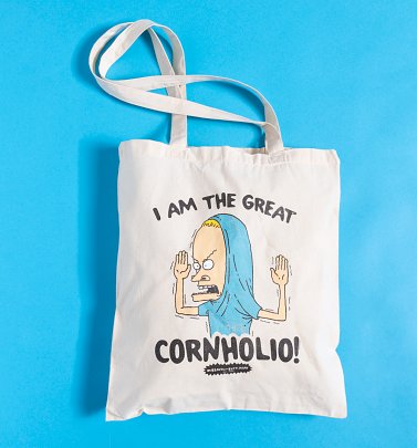 AWAITING APPROVAL PPS SENT 30/10 Beavis And Butt-Head Cornholio Tote Bag