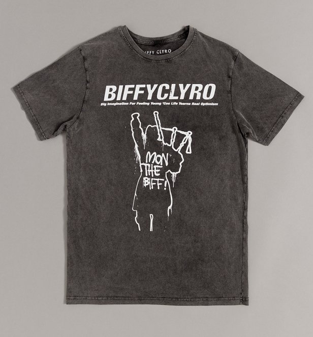 Biffy Clyro Big Imagination Stone Wash Black T-Shirt Biffy Clyro Big Imagination Stone Wash Black T-Shirt