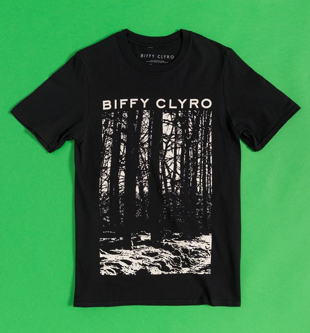Biffy Clyro Tree Black T-Shirt