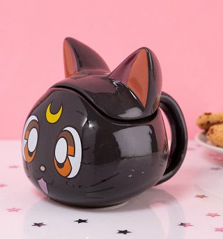Black 3D Sailor Moon Luna Mug Black 3D Sailor Moon Luna Mug