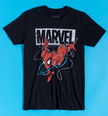 Black 90s Spider-Man T-Shirt Black 90s Spider-Man T-Shirt