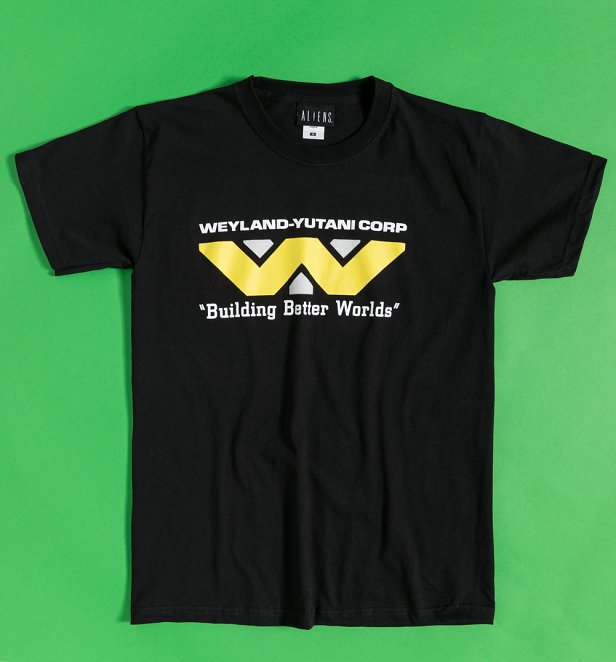 Black Alien Weyland Yutani Corp T-Shirt Black Alien Weyland Yutani Corp T-Shirt
