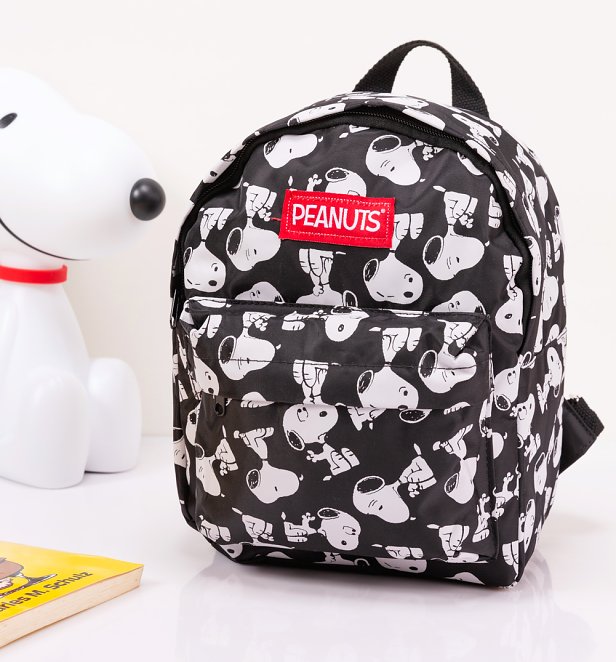 Black And White Peanuts Mini Backpack