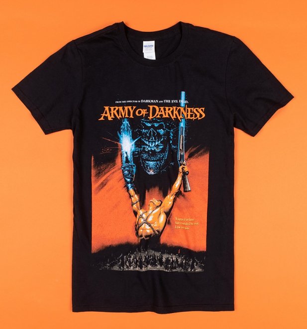 Black Army of Darkness Poster T-Shirt Black Army of Darkness Poster T-Shirt