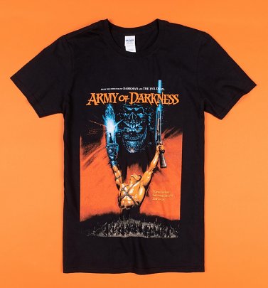 Black Army of Darkness Poster T-Shirt Black Army of Darkness Poster T-Shirt