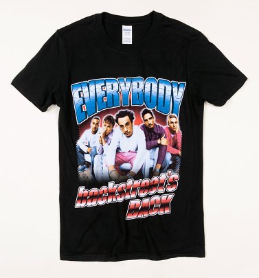 Black Backstreet Boys Everybody T-Shirt Black Backstreet Boys Everybody T-Shirt