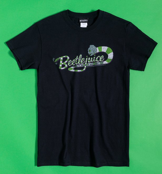 Black Beetlejuice Sandworm T-Shirt Black Beetlejuice Sandworm T-Shirt