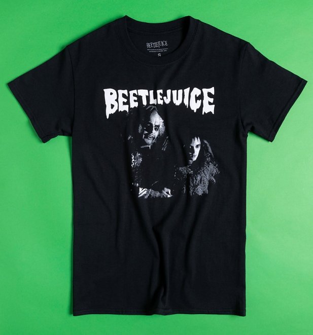 Black Beetlejuice and Lydia T-Shirt Black Beetlejuice and Lydia T-Shirt