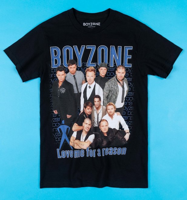 Black Boyzone Love Me For A Reason T-Shirt Black Boyzone Love Me For A Reason T-Shirt