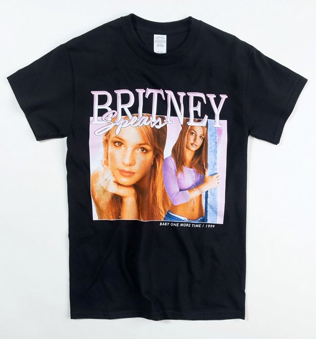 Black Britney Spears T-Shirt from Homage Tees