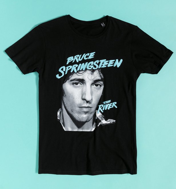 Black Bruce Springsteen The River T-Shirt