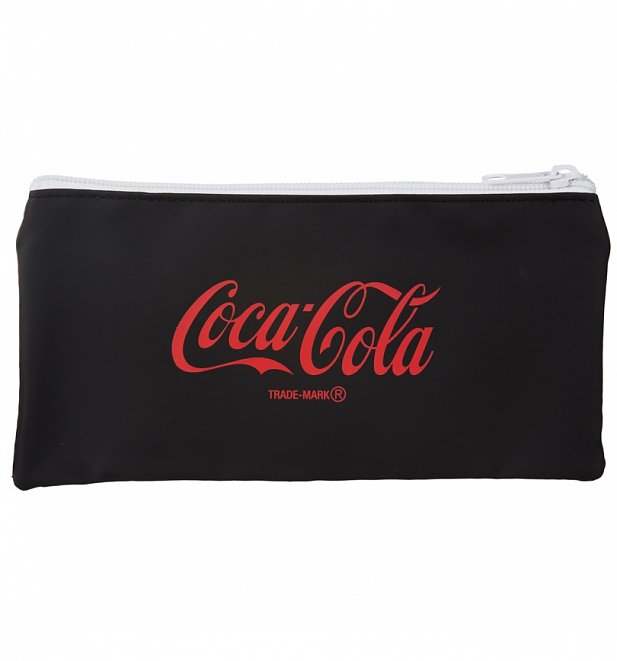Black Coca-Cola Bottles Pencil Case