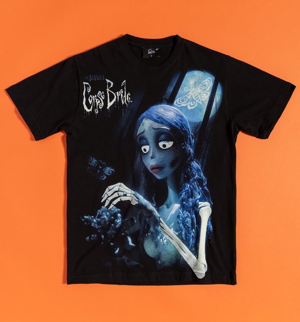 Black Corpse Bride Glow In The Dark T-Shirt
