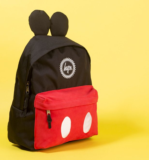 Black Disney Mickey Mouse Backpack With Ears from Hype