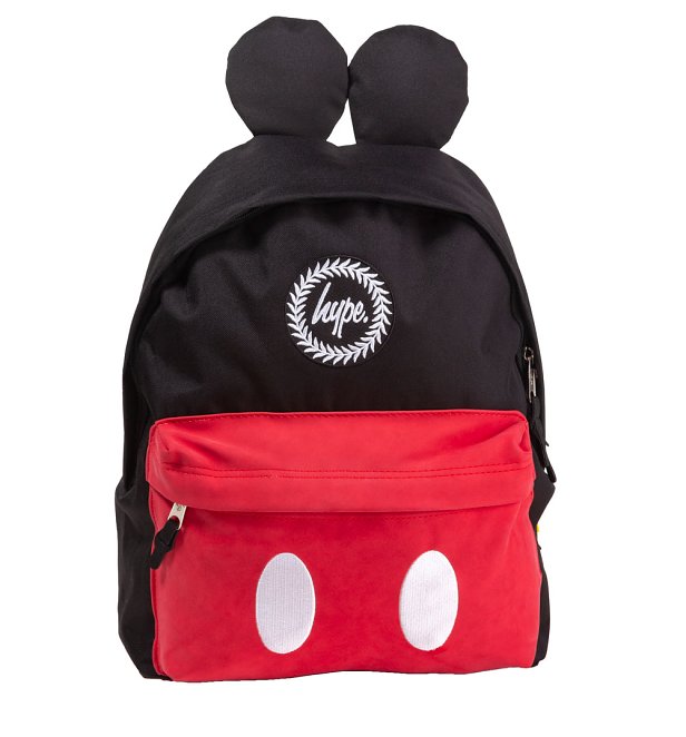 Black Disney Mickey Mouse Backpack With Ears from Hype