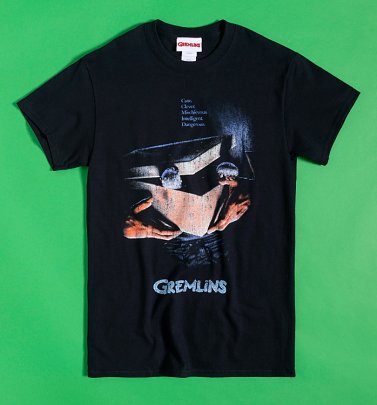 Black Distressed Gizmo Poster Gremlins T-Shirt Black Distressed Gizmo Poster Gremlins T-Shirt