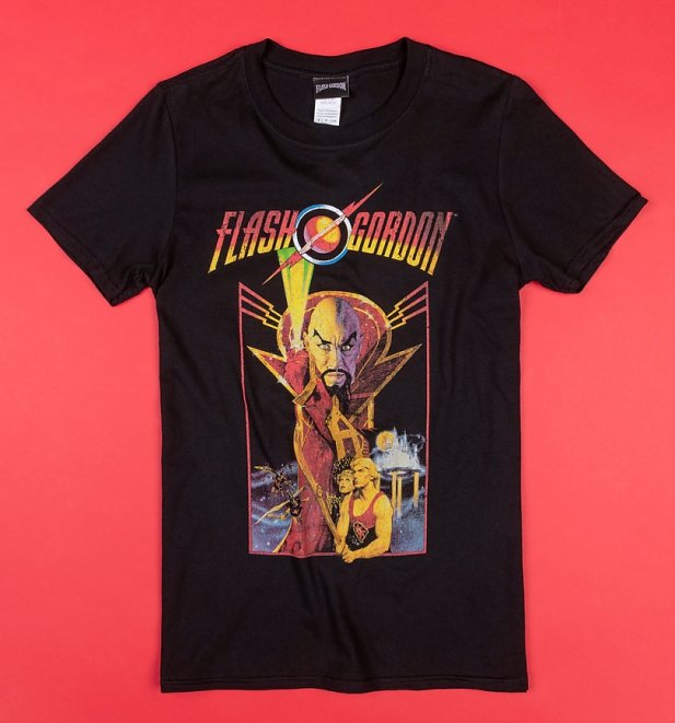 Black Flash Gordon Movie T-Shirt