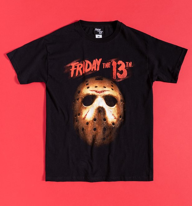 Friday The 13th Mask Black T-Shirt