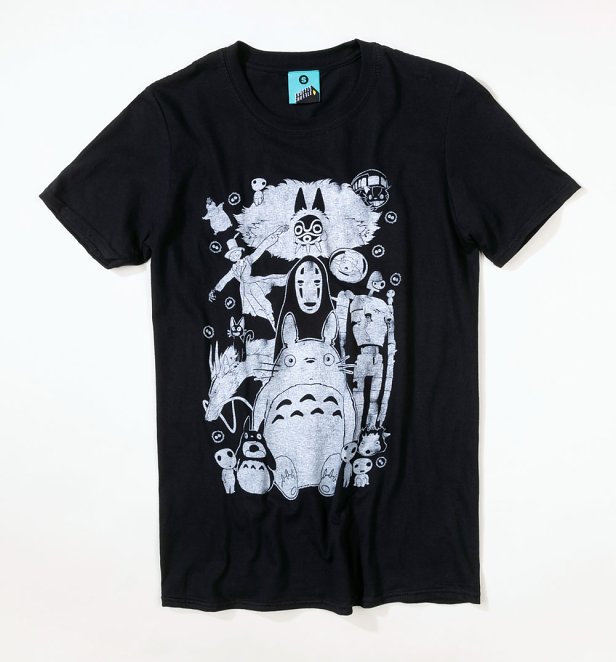 Black Ghibli Gang T-Shirt