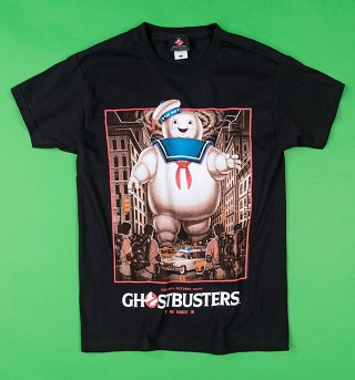 Black Ghostbusters Stay Puft T-Shirt Black Ghostbusters Stay Puft T-Shirt