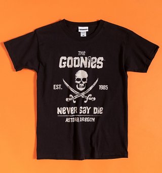 Black Goonies Never Say Die T-Shirt Black Goonies Never Say Die T-Shirt