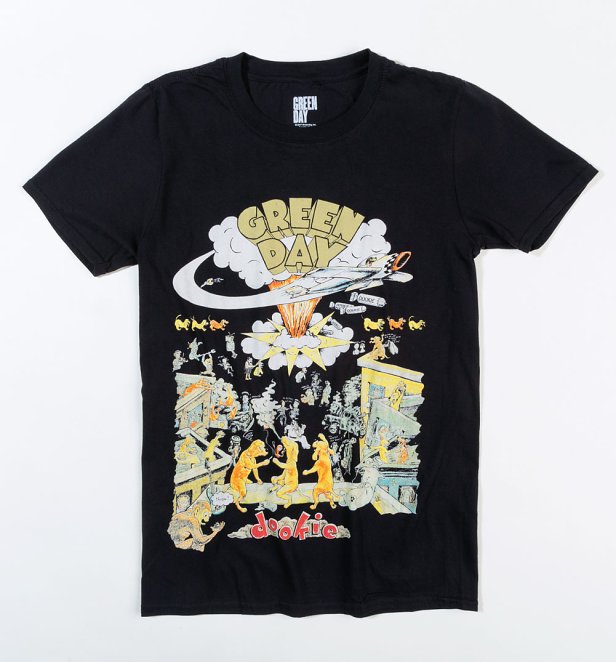 Black Green Day Dookie T-Shirt