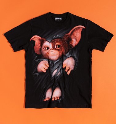 Black Gremlins Gizmo Rip T-Shirt