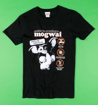 Black Gremlins Mogwai T-Shirt Black Gremlins Mogwai T-Shirt