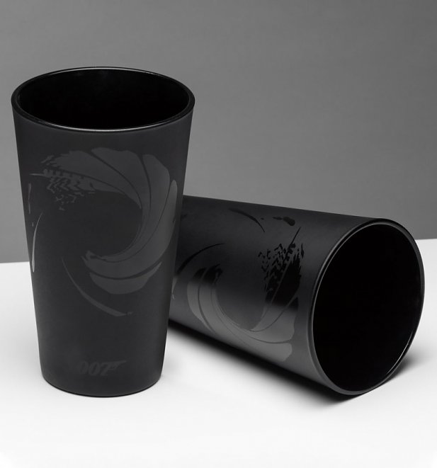 Black James Bond 007 Glass Black James Bond 007 Glass