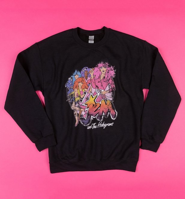 Black Jem and the Holograms Band Sweater Black Jem and the Holograms Band Sweater