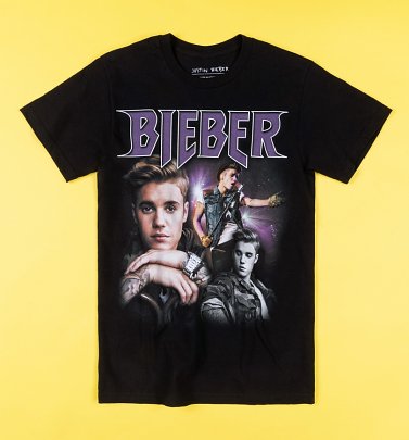 Black Justin Bieber T-Shirt Black Justin Bieber T-Shirt