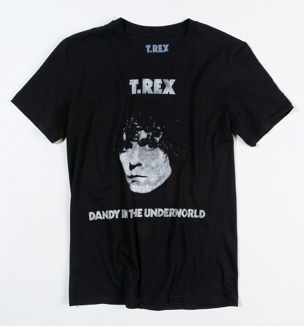 Black Marc Bolan T-Rex T-Shirt Black Marc Bolan T-Rex T-Shirt