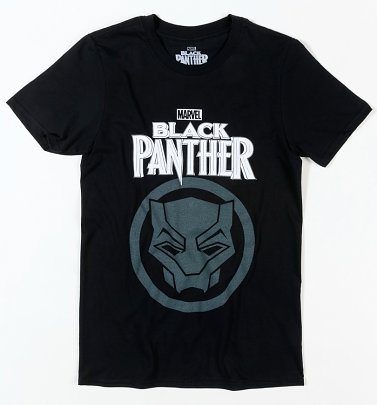 Black Marvel Black Panther T-Shirt Black Marvel Black Panther T-Shirt