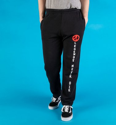 Black Marvel Comics Avengers Legend's Never Die Joggers Black Marvel Comics Avengers Legend's Never Die Joggers