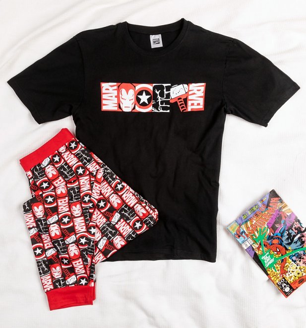 Black Marvel Pyjamas