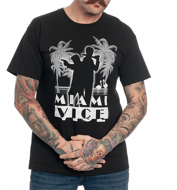 Black Miami Vice T-Shirt Black Miami Vice T-Shirt