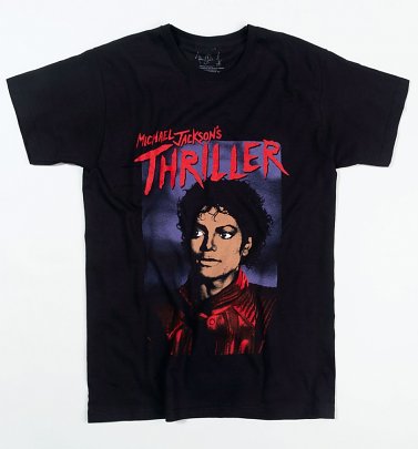 Black Michael Jackson Thriller T-Shirt Black Michael Jackson Thriller T-Shirt