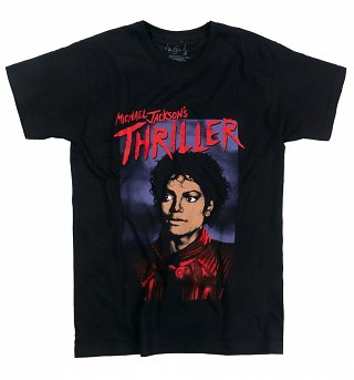 Black Michael Jackson Thriller T-Shirt Black Michael Jackson Thriller T-Shirt