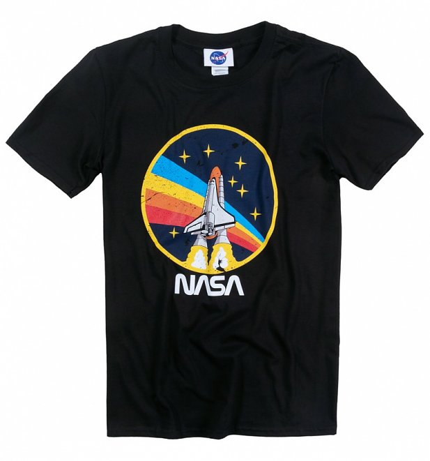 Black NASA Rocket T-Shirt Black NASA Rocket T-Shirt