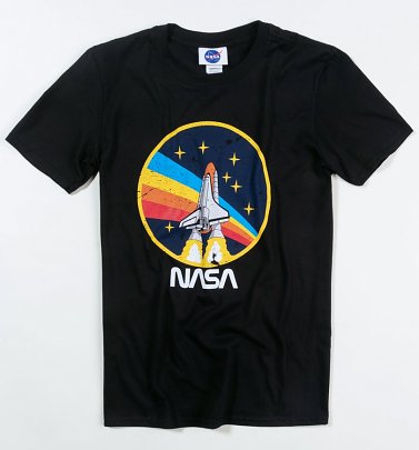 Black NASA Rocket T-Shirt Black NASA Rocket T-Shirt